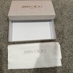 Jimmy Choo White Box and Dust Bag